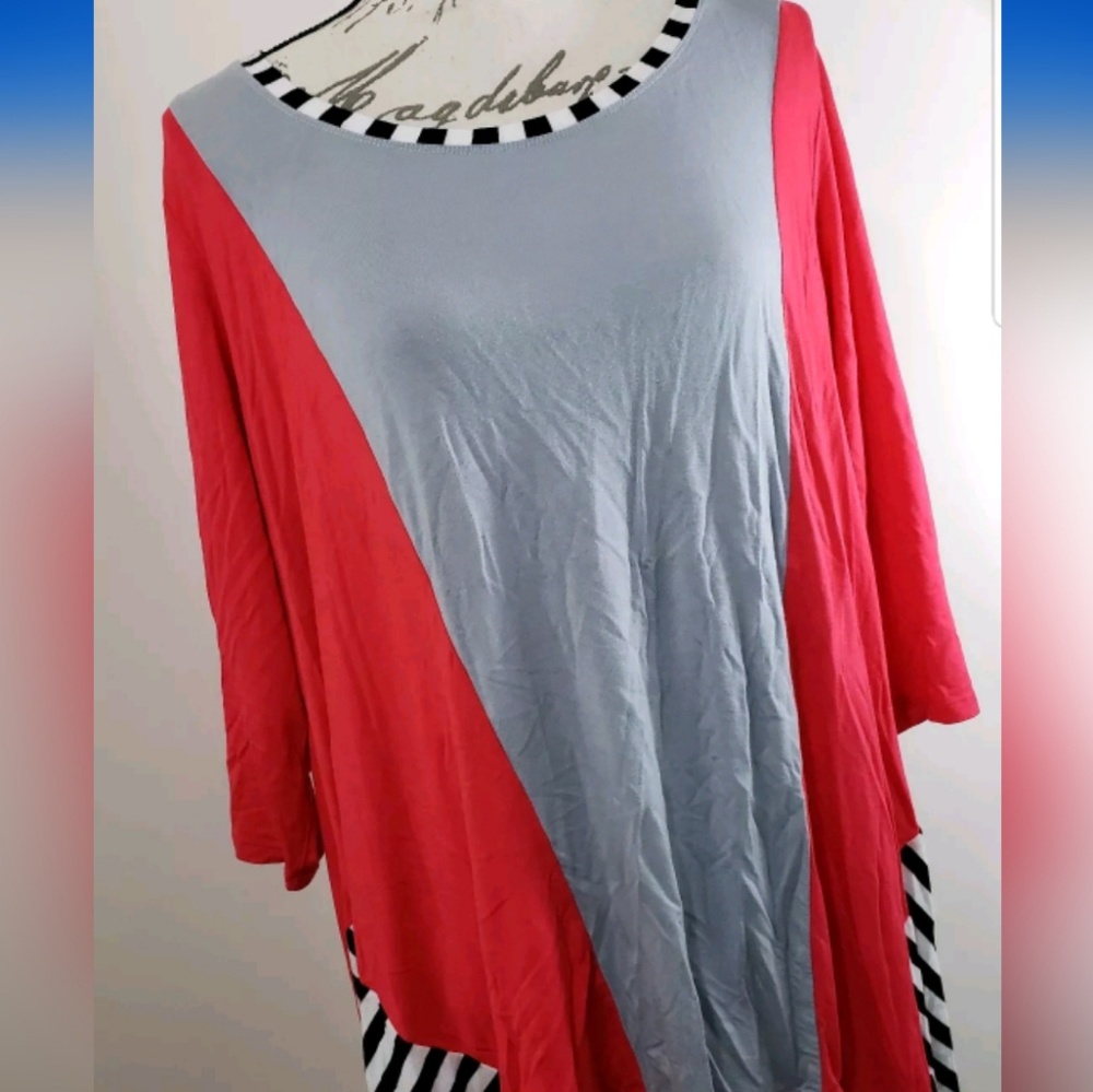 Theodore & Chelsea blouse Size 1X Multi color